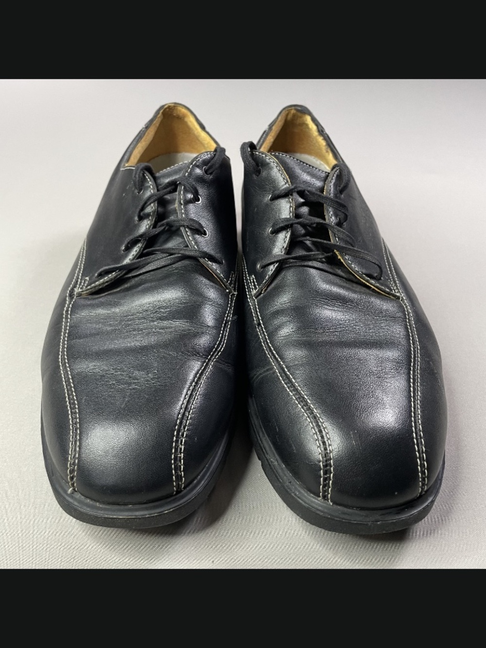 Nike Tiger Woods Shoes Mens 10.5 black leather TW Last golf cleats vintage sport - Picture 3 of 11